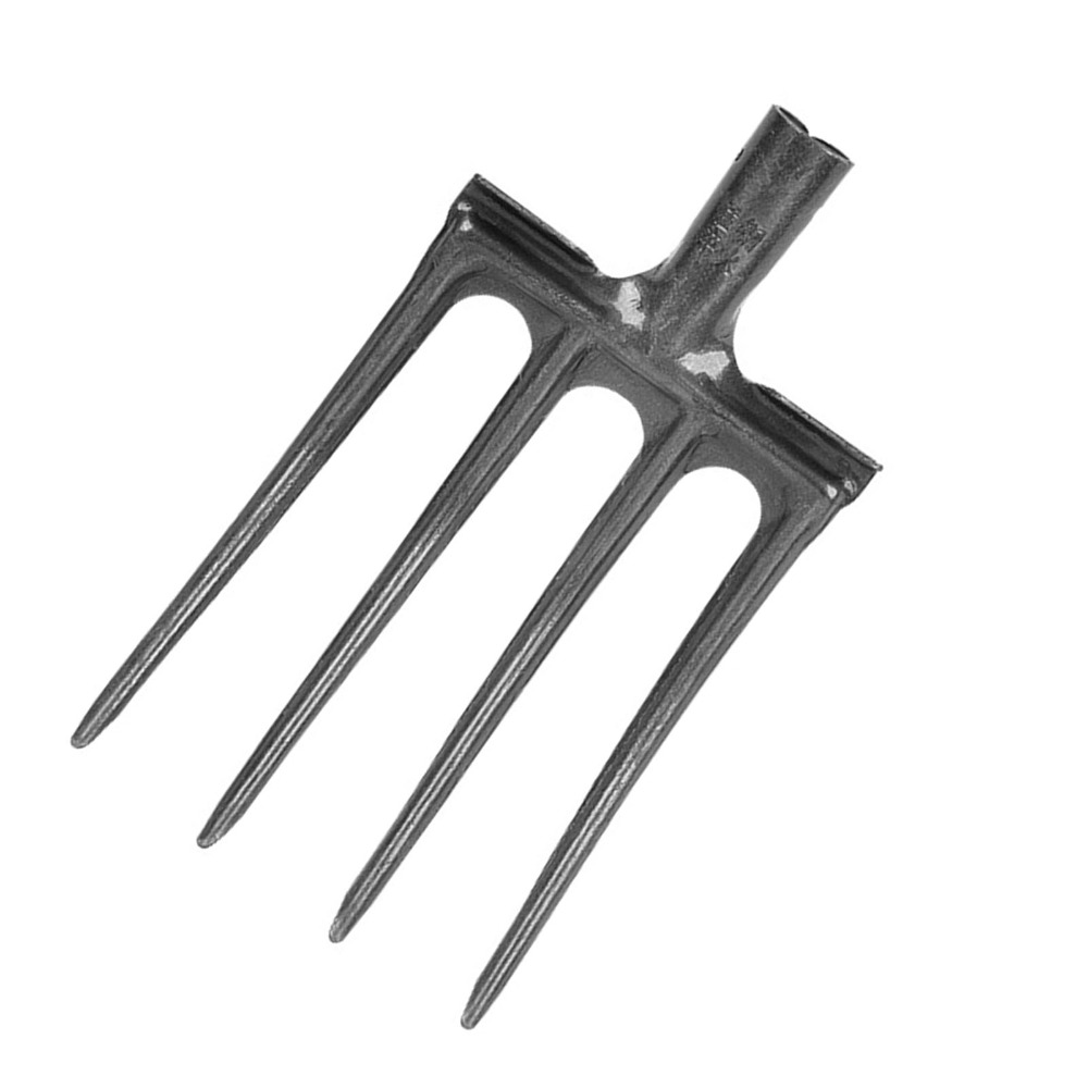 Spade Digging Fork - ส้อมขุดดินเหล็กกล้าคาร์บอนสูง แข็งแรง ทนทาน 4 ซี่ ป้องกันการแตกหัก