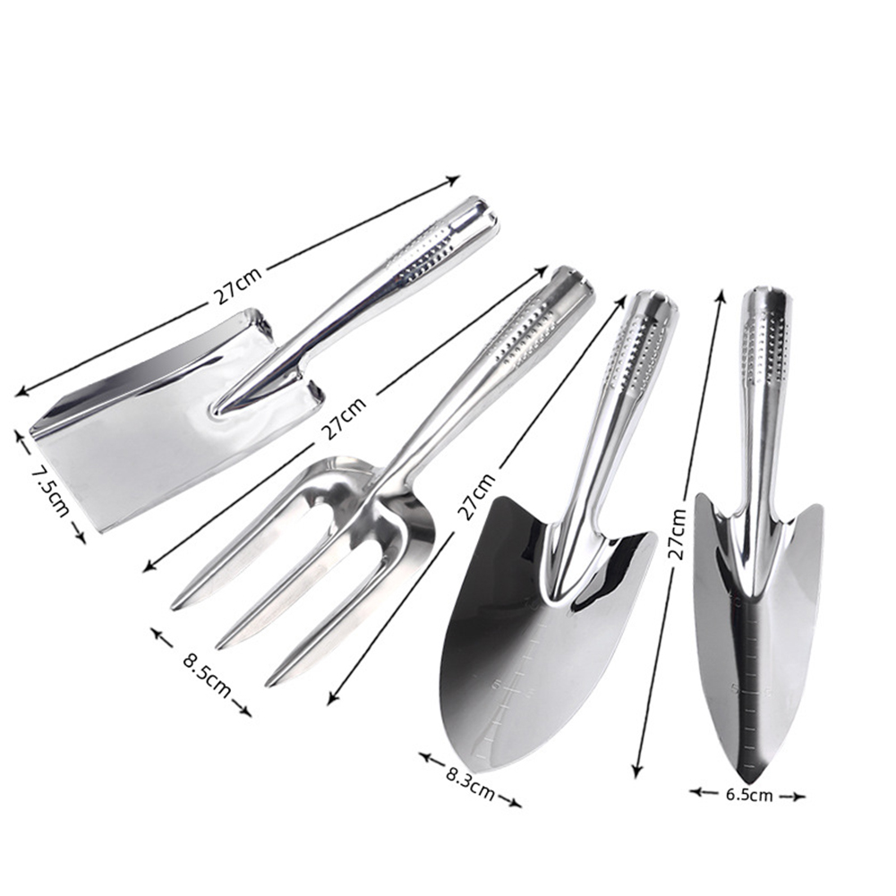 พลั่วทำสวนสแตนเลส 1 หรือ 4 ชิ้ - Spade Digging Fork บทวิจารณ์และราคา