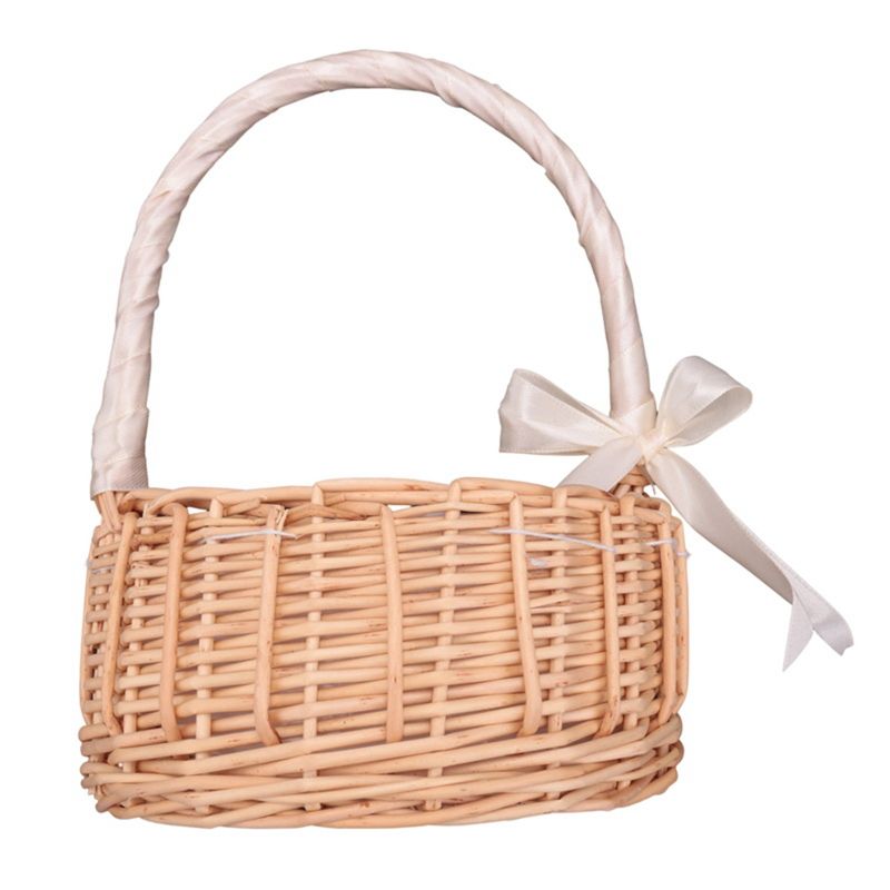 ตะกร้าดอกไม้สานหวาย A56K พร้อม - Gardening Tools Girls บทวิจารณ์และราคา