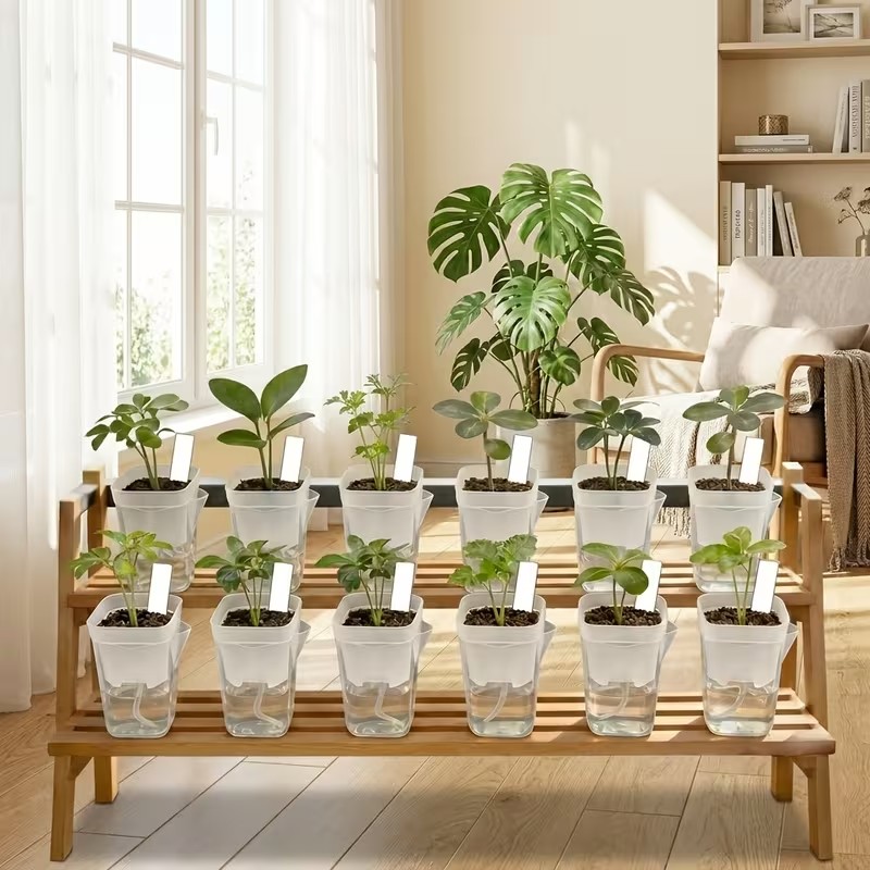กระถางปลูกต้นไม้แบบรดน้ำเอง 16 - Self-Watering Planter บทวิจารณ์และราคา